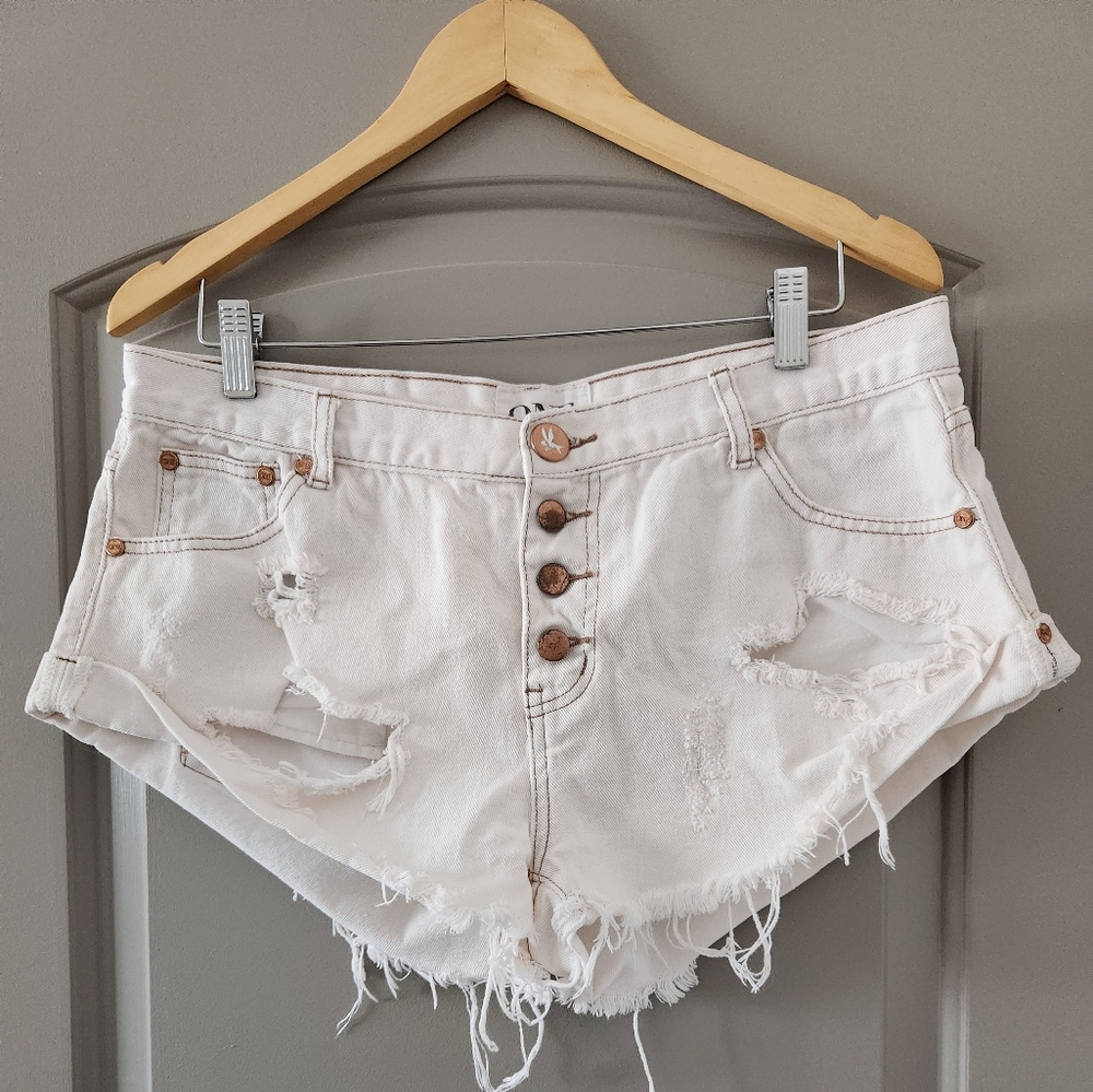 One Teaspoon (Bandits) Destroyed Shorts